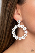 Load image into Gallery viewer, Daisy Meadows White Post Earrings