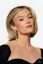 Load image into Gallery viewer, LIGHT at the Opera White Post Earrings