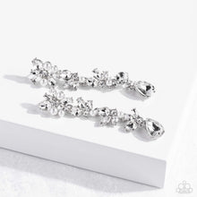 Load image into Gallery viewer, LIGHT at the Opera White Post Earrings