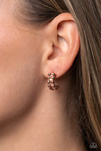 Load image into Gallery viewer, Bubbling Beauty Copper Mini Hoop Earrings