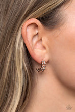 Load image into Gallery viewer, Bubbling Beauty Rose Gold Mini Hoops