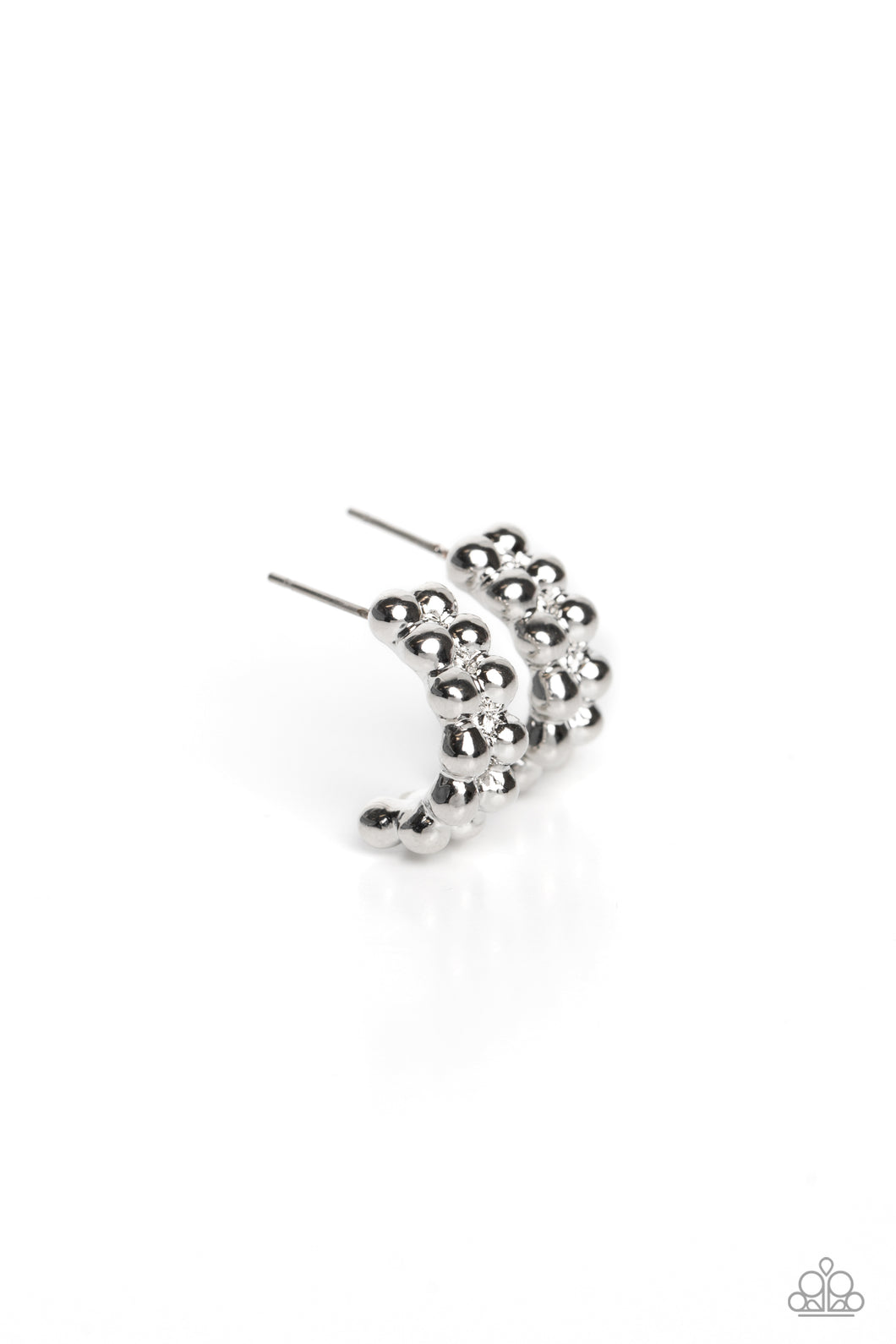 Bubbling Beauty Silver Earrings