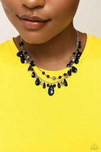 Load image into Gallery viewer, Flirty Flood Blue Necklace