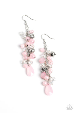 Cheeky Cascade Pink Earrings