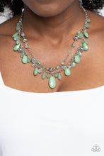 Load image into Gallery viewer, Flirty Flood Green Necklace