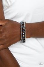 Load image into Gallery viewer, Celestial Chapter Blue Coil Bracelet