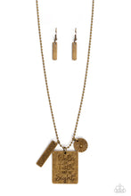 Load image into Gallery viewer, Sunshine Sight Brass Necklace