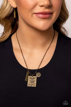 Load image into Gallery viewer, Sunshine Sight Brass Necklace