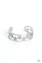 Load image into Gallery viewer, Starry Suffragette White Cuff Bracelet