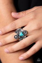 Load image into Gallery viewer, Trailblazing Tribute Blue Ring