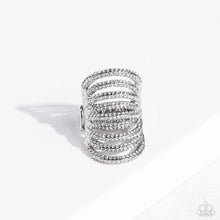 Load image into Gallery viewer, Rippling Rarity White Ring