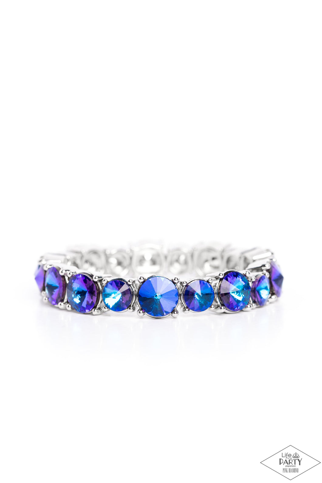Born To Bedazzle Blue Bracelet