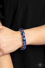 Load image into Gallery viewer, Born To Bedazzle Blue Bracelet