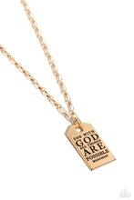 Load image into Gallery viewer, Possible Pendant Gold Necklace