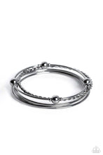 Load image into Gallery viewer, Lost and Found Black Bangles