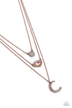 Load image into Gallery viewer, Lunar Lineup Copper Necklace