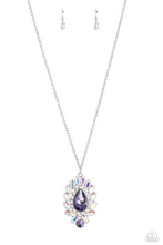 Load image into Gallery viewer, Over the TEARDROP Purple Necklace