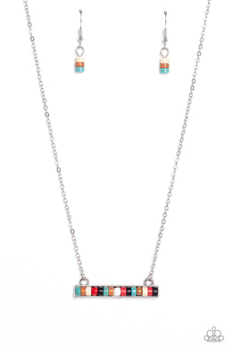 Barred Bohemian Multi Necklace
