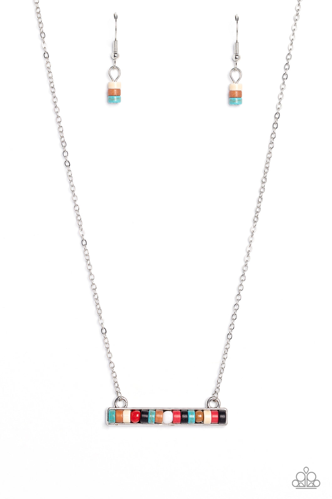Barred Bohemian Multi Necklace