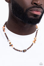 Load image into Gallery viewer, Stony Survivor Brown Urban Necklace