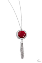 Load image into Gallery viewer, Tallahassee Tassel Red Necklace