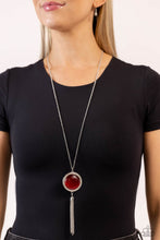 Load image into Gallery viewer, Tallahassee Tassel Red Necklace