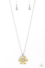 Load image into Gallery viewer, Fancy Flower Girl Yellow Necklace
