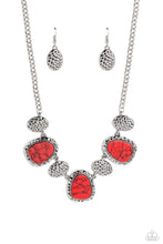 Load image into Gallery viewer, Badlands Border Red Necklace