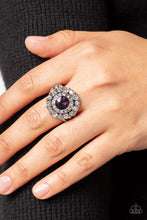 Load image into Gallery viewer, Twinkling Trance Purple Skinny Band Ring