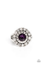 Load image into Gallery viewer, Twinkling Trance Purple Skinny Band Ring