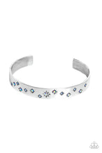 Load image into Gallery viewer, Starburst Shimmer Blue Cuff