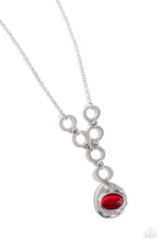 Load image into Gallery viewer, Get OVAL It Red Necklace