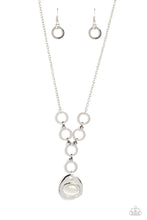 Load image into Gallery viewer, Get OVAL It White Necklace