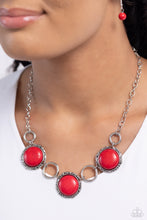Load image into Gallery viewer, Saharan Scope Red Necklace