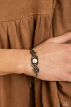 Load image into Gallery viewer, Eye in the Sky Brass Bracelet