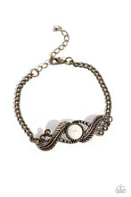Load image into Gallery viewer, Eye in the Sky Brass Bracelet