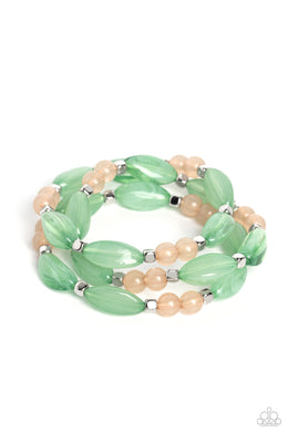 BEAD Drill Green Bracelet