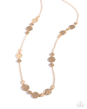 Load image into Gallery viewer, Elongated Elegance Gold Necklace