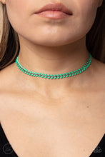 Load image into Gallery viewer, Grecian Grace Green Choker