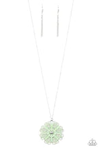 Load image into Gallery viewer, Spin Your Pinwheels Green Necklace