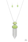 Load image into Gallery viewer, Meet Me at Sunset Green Necklace