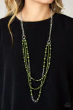 Load image into Gallery viewer, New York City Chic Green Necklace