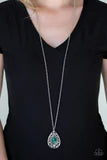 Load image into Gallery viewer, Modern Majesty Green Necklace