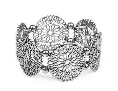 A Good Mandala is Hard to Find Silver Bracelet