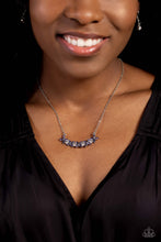 Load image into Gallery viewer, Floral Fanfare Purple Necklace