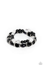 Load image into Gallery viewer, Who ROSE There? Black Bracelet