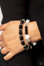 Load image into Gallery viewer, Who ROSE There? Black Bracelet