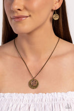 Load image into Gallery viewer, Gilded Guide Brass Necklace