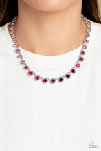 Load image into Gallery viewer, Kaleidoscope Charm Purple Necklace