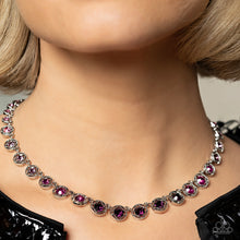 Load image into Gallery viewer, Kaleidoscope Charm Purple Necklace